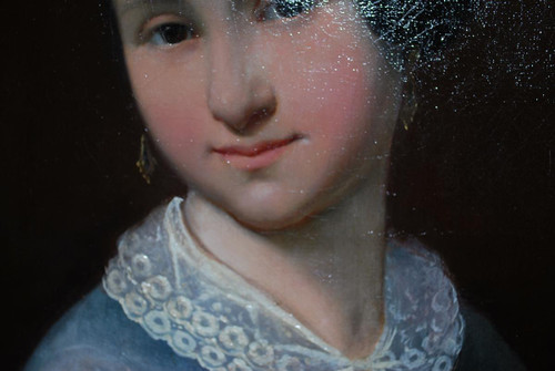 Portrait Of Young Girl Signed By C Elb