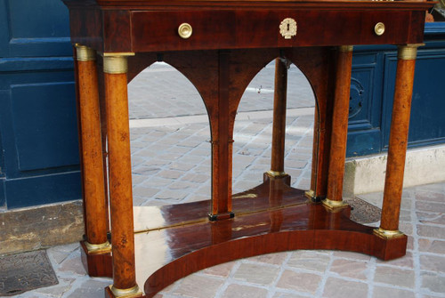 Large Empire Console Mahogany And Ash XIX