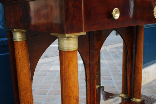 Large Empire Console Mahogany And Ash XIX