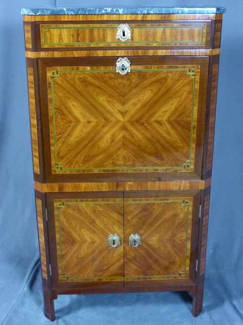 18th century secretaire Stamped Popsel Jme