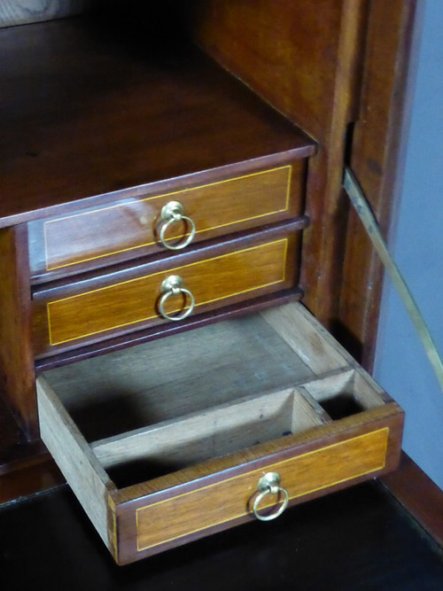 18th century secretaire Stamped Popsel Jme