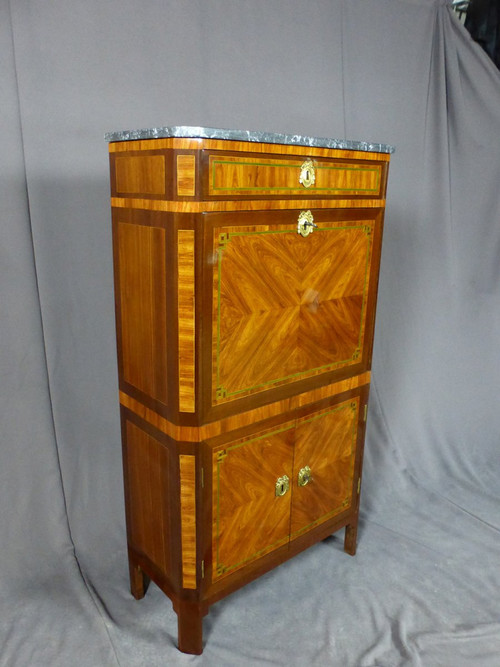 18th century secretaire Stamped Popsel Jme