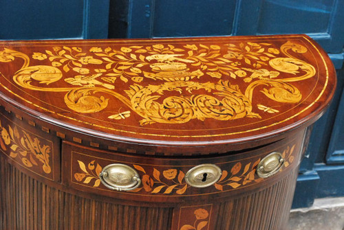 Half Moon Furniture, Marquetry, Holland