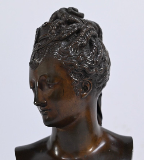 Bronze Bust of Diane de Poitiers, after J.Goujon - Late 19th century