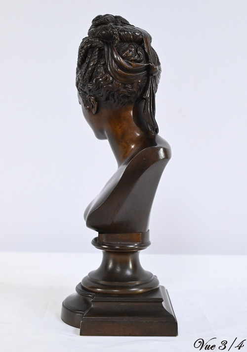 Bronze Bust of Diane de Poitiers, after J.Goujon - Late 19th century