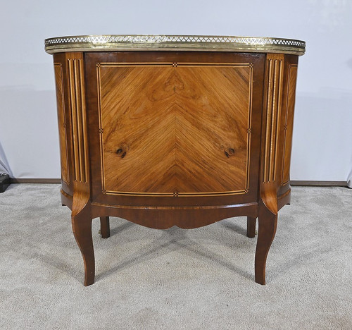 Commode Rognon en Bois Précieux, style Transition Louis XIV / Louis XV – Fin XIXe