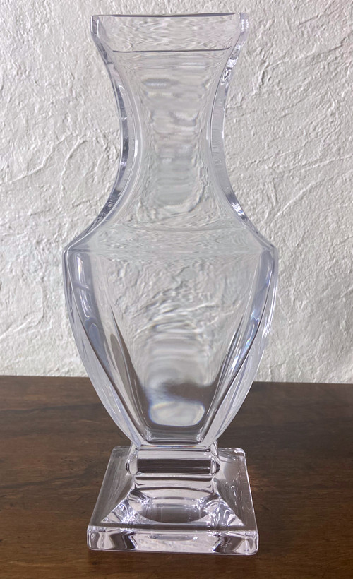 Sévres crystal baluster vase