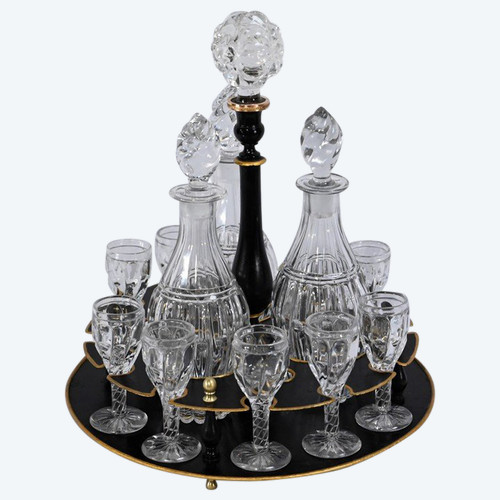 Bohemian Crystal Cabaret Service, Napoleon III - 2nd Part Nineteenth