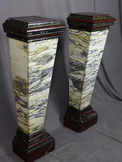 Pair Of Napoleon III Marble Sheaths