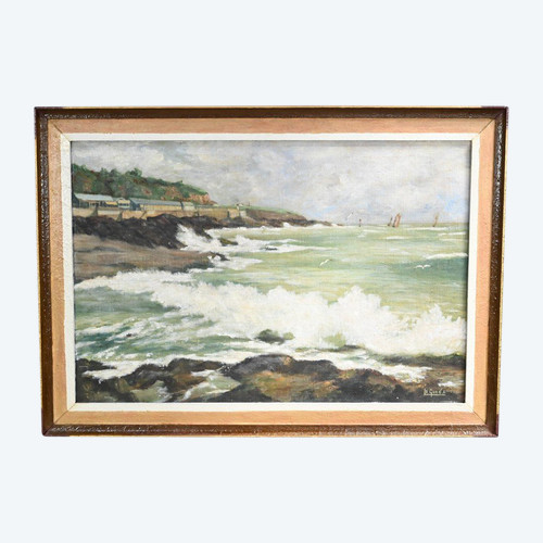 Oil on canvas, signed A. Le Guen - 2nd part 20th century