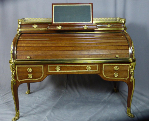 Cylinder desk 19th century after Jean-Henri Riesener