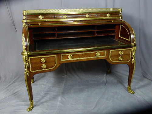 Cylinder desk 19th century after Jean-Henri Riesener