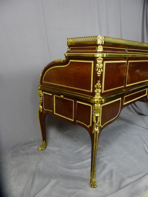 Cylinder desk 19th century after Jean-Henri Riesener