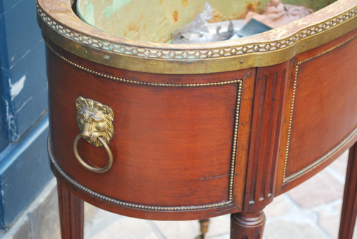 Louis XVI Style Mahogany Planter Stamped By Mailfert