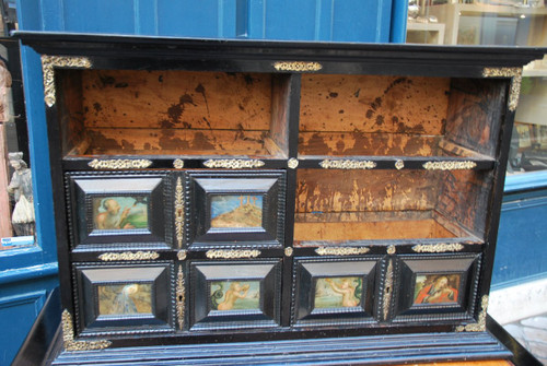 Cabinet With Eglomized Glass Plates, Spain XVII