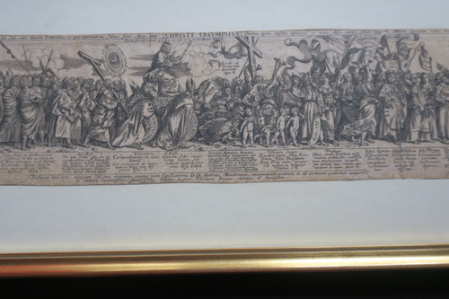 17th century engraving, The triumph of Christ