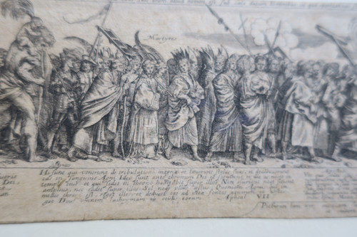 17th century engraving, The triumph of Christ