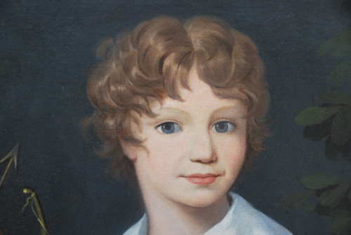 Portrait of a Young Boy with a Bow, 19th century