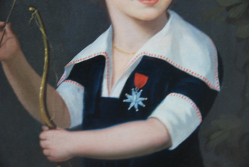 Portrait of a Young Boy with a Bow, 19th century