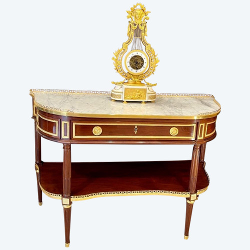 Louis XVI period console Stamped De Birckel