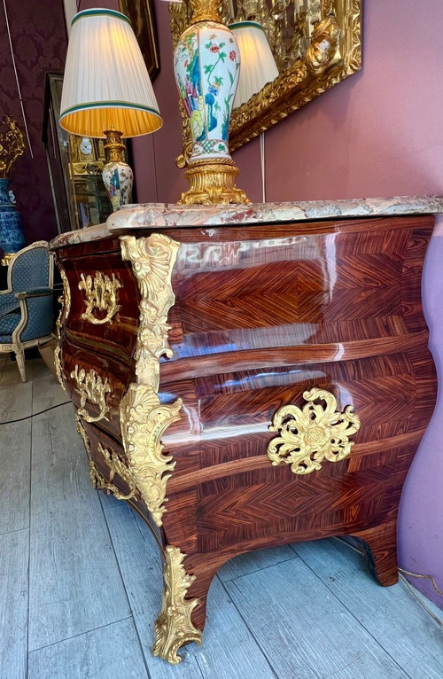 Regency period chest of drawers Stamped Hedouin