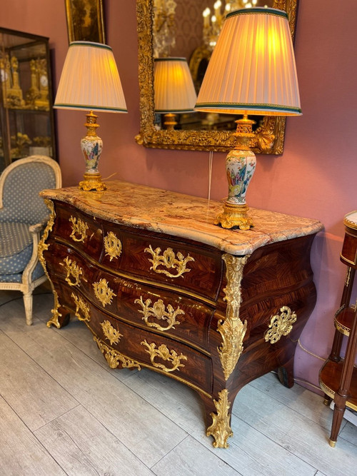 Regency period chest of drawers Stamped Hedouin