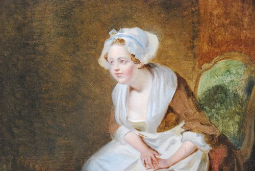 Charmant Öl Junge Frau bei seiner Lesung , Jean Baptiste Charpentier