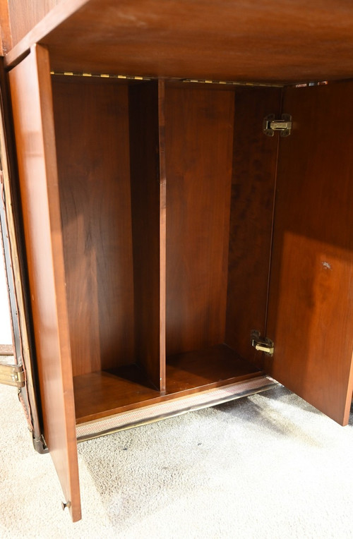 Secretary trunk, mahogany interior, stamped Innovation - 1900