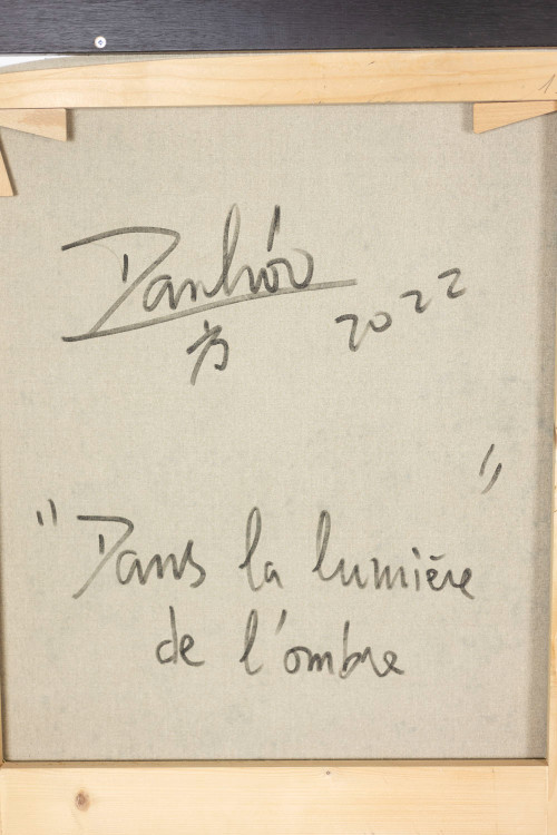 Dan Hôo, Acrylique sur toile « Dans la lumière de l’ombre », 2022