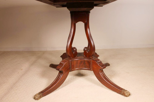 English Regency Mahogany Table