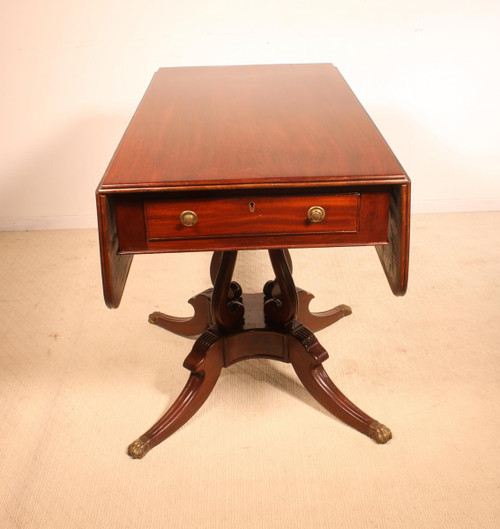 English Regency Mahogany Table