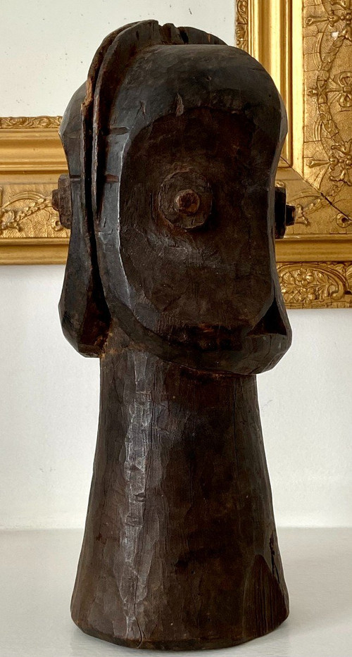 Bembe People, Democratic Republic Of Congo, First Half 20th Century, Janus Figure Sculpture.