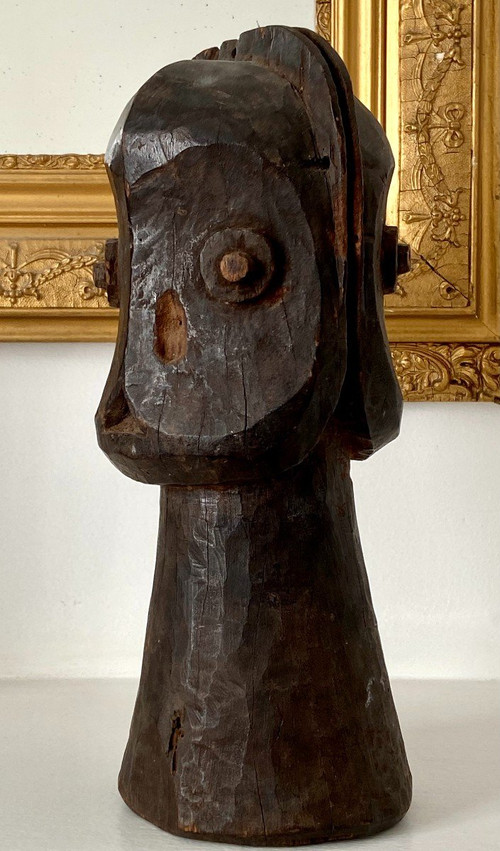 Peuple Bembe, République Démocratique Du Congo, Première Moitié  XXème, Sculpture Figure Janus.