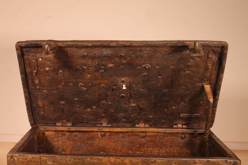 Nuremberg 17th Century Wrought Iron Chest