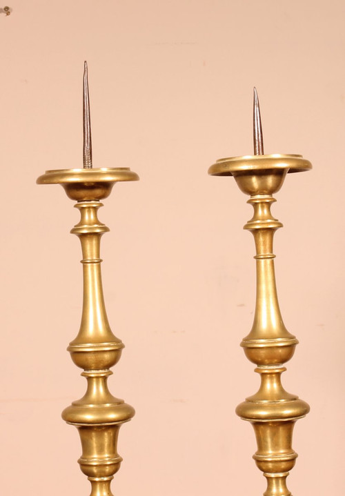 Pair Of Italian Torches Late 17th Century