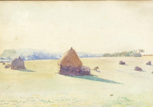 Alfred Marie Le Petit (1876-1953) Mühlsteine in der Normandie, 1895