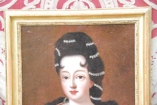 Portrait d'Après Gobert De La Princesse De Conti, Louise De Bourbon