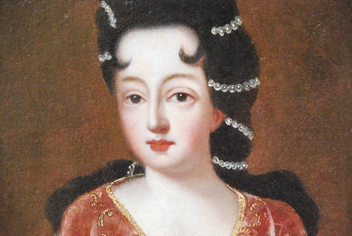 Portrait d'Après Gobert De La Princesse De Conti, Louise De Bourbon