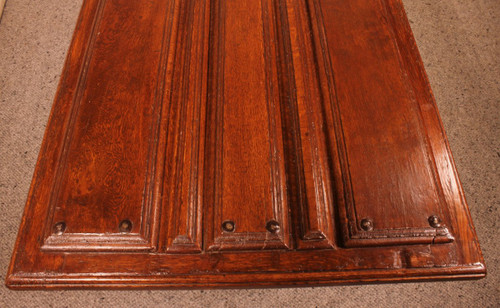 Coffee Table Formed With An Old 17th Century Spanish Door In Chestnut