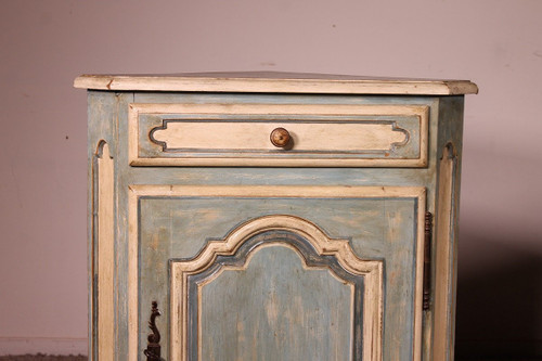 Pair Of Louis XV Polychrome Corners In Oak-19th Century