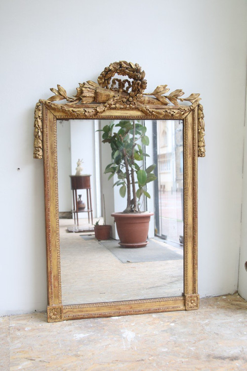 Mirror In Golden Wood, Louis XVI Period