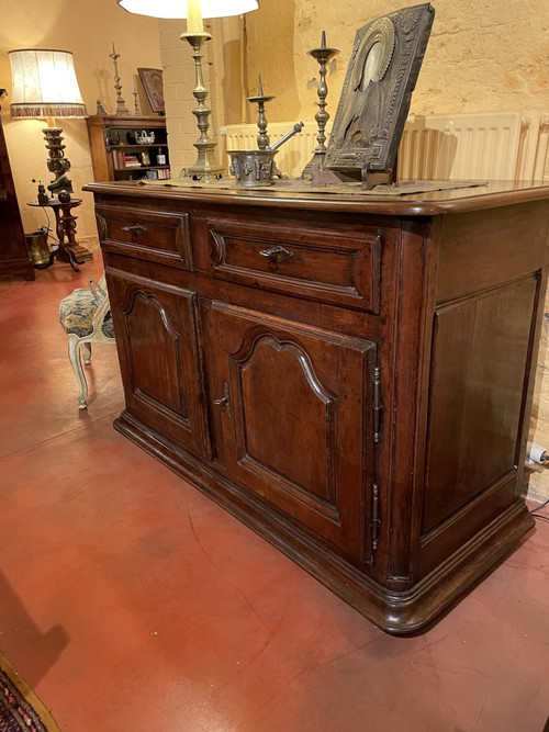 Buffet Louis XIV In Walnut -18 ° Century