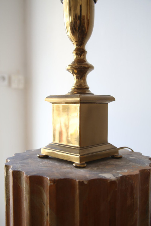 Louis XVI Style Bronze Lamp.