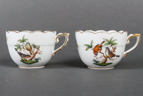 A Herend Porcelain Head To Head