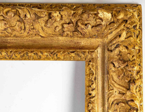 Gilded Carved Wood Frame, Louis XIV Period