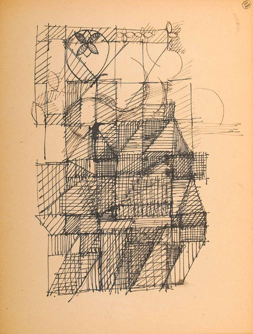 Dora Maar, "Geometric study", Circa 1966