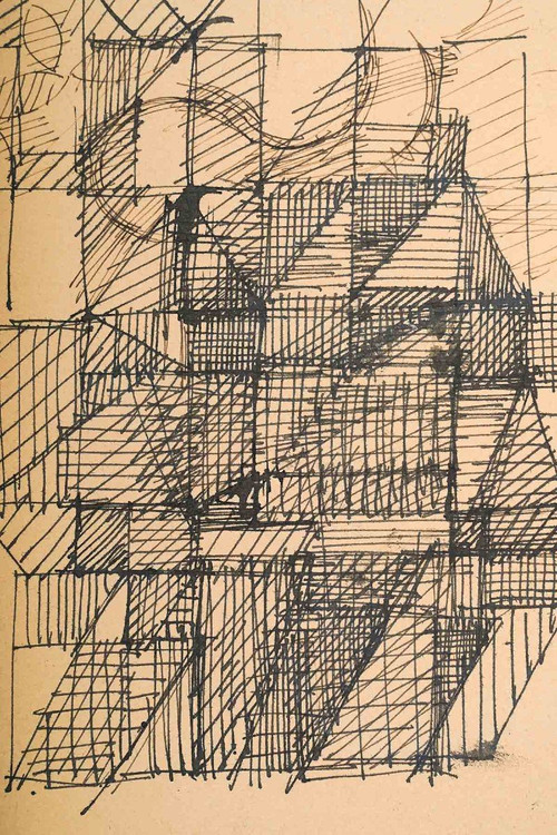 Dora Maar, "Geometric study", Circa 1966