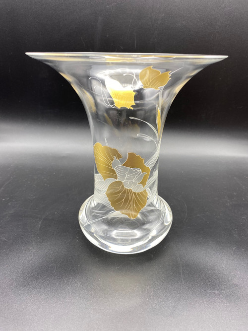 LEONARD CRYSTAL VASE