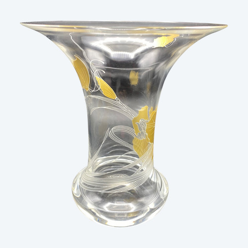 LEONARD CRYSTAL VASE