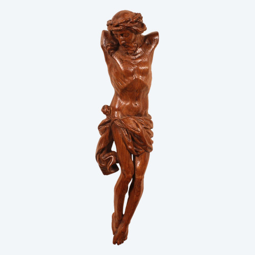 Cristo di quercia del XVIII secolo -Francia